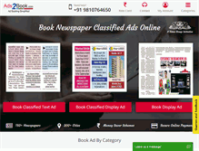 Tablet Screenshot of ads2book.com